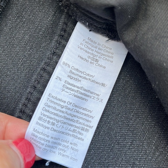 Madewell Black classic straight Jeans size 28 - Picture 6 of 7